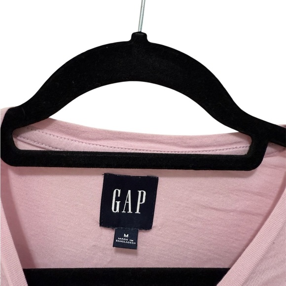 Pink Eyelet Sleeve Women's Top GAP - Picture 3 of 5